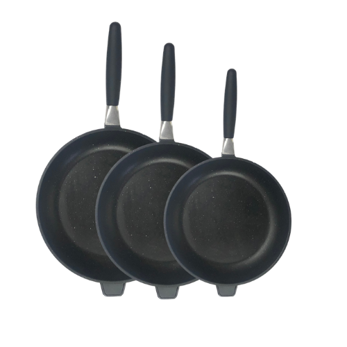 BergHOFF Eurocast Non-Stick Frying Pans, 3 Piece Set