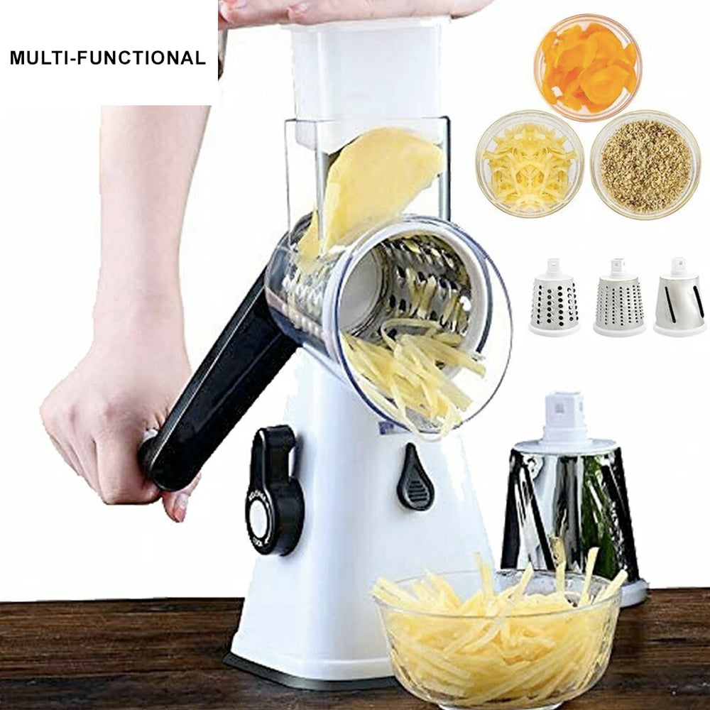 Multi functional kitchen rotary nut & cheese grater vegetable