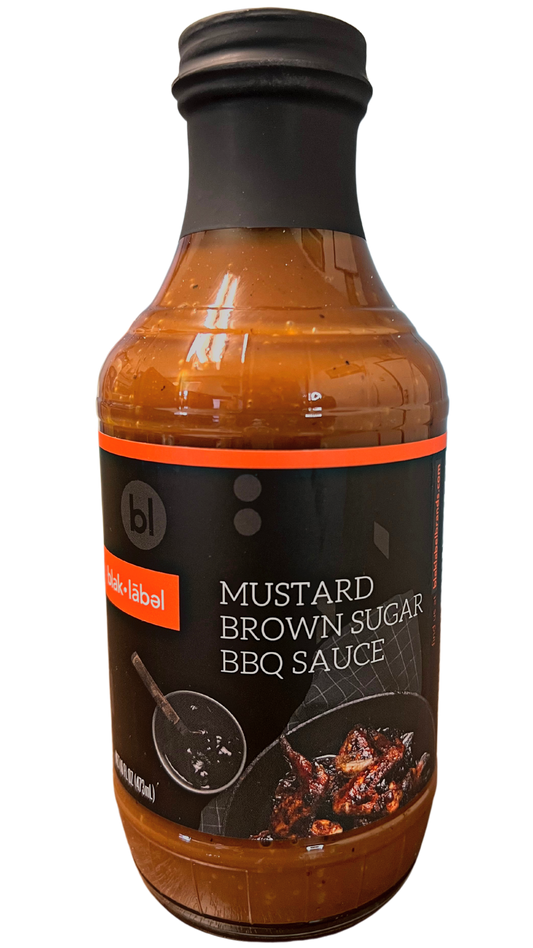 Blak - Label Mustard Brown Sugar BBQ Sauce